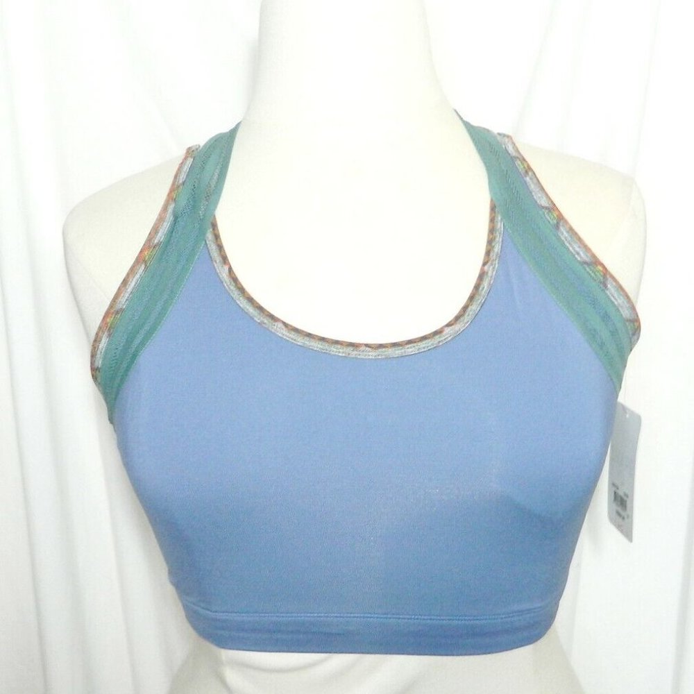 Shape Activewear $64 Plus PSU17528 Bijou Workout Bra Top 1X NWT